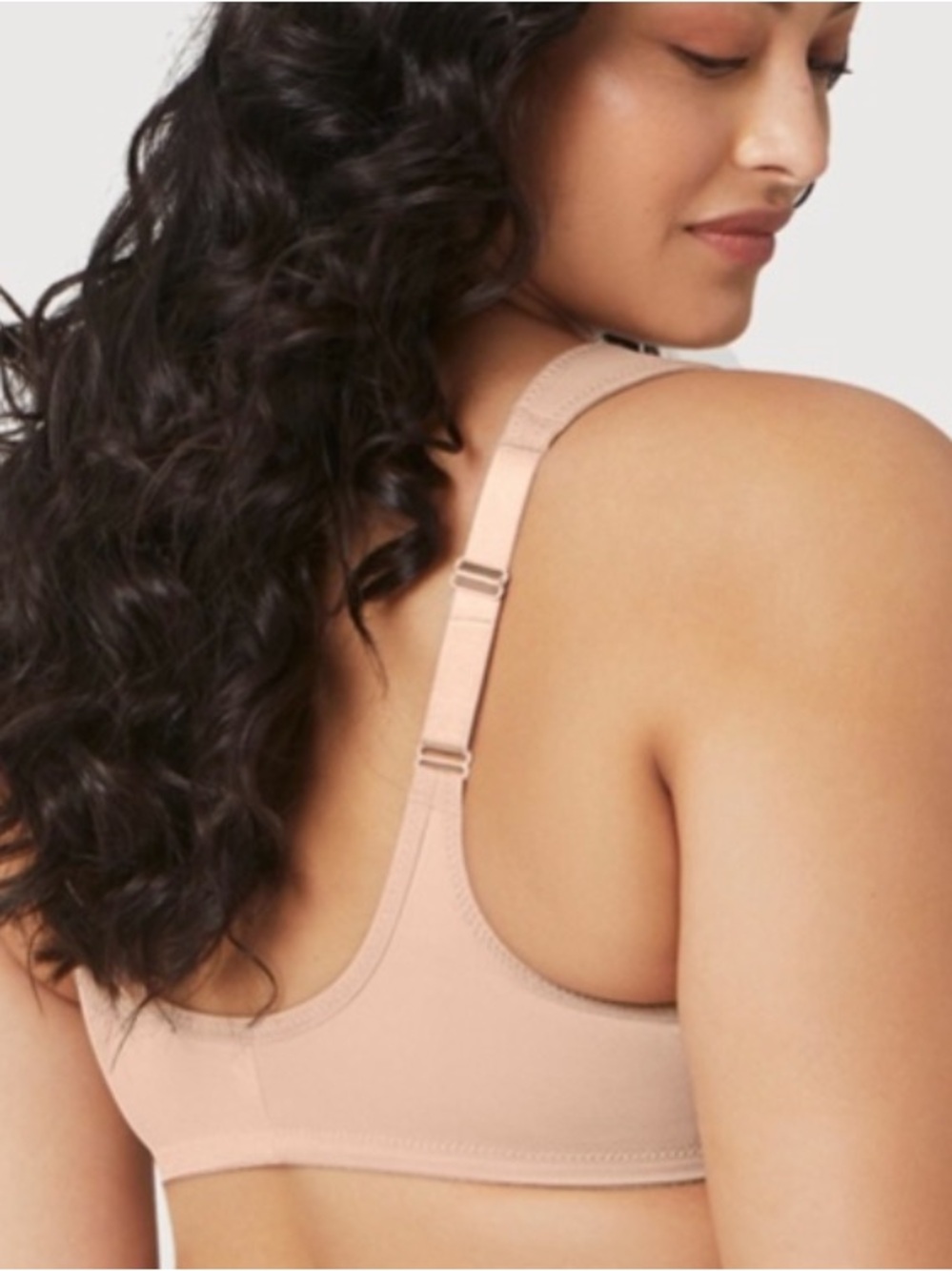 Glamorise Front-Closure Front WondeWire Cafe Beige Bra NEW - Picture 2 of 11